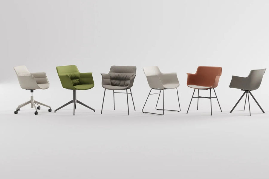 Rego Play 4 Legs Chair by B&T, showing rego play 4 legs chair in live shot.