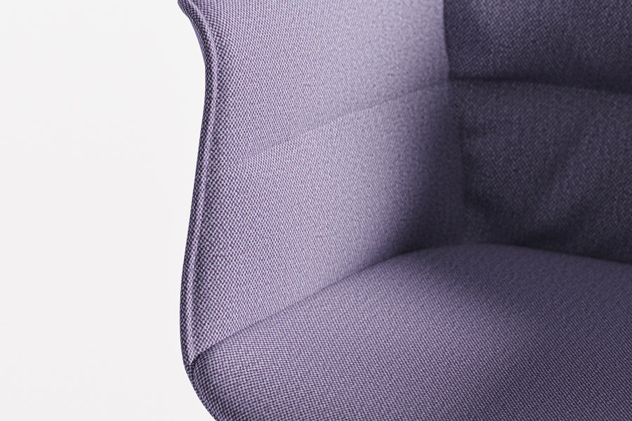 Rego Play Premium Swivel Chair by B&T, showing closeup view of rego play premium swivel chair in live shot.