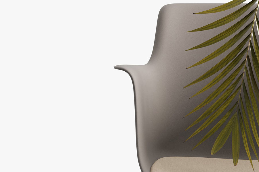 Rego Play Sled Chair by B&T, showing closeup view of rego play sled chair in live shot.