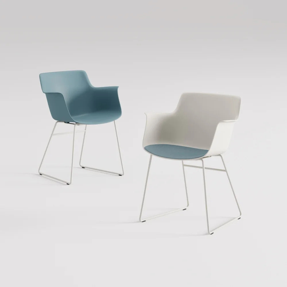 Rego Play Sled Chair by B&T, showing rego play sled chairs in live shot.