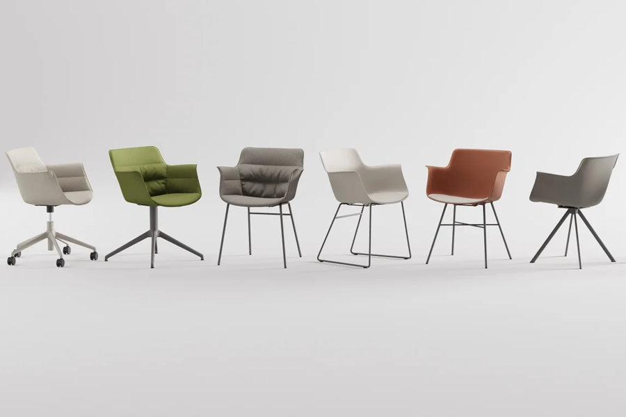 Rego Play X Chair by B&T, showing rego play x chair in live shot.