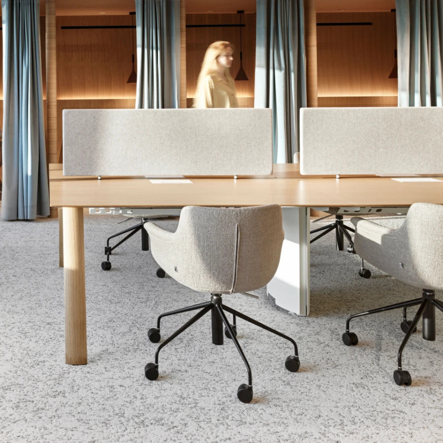 Rego Spider Office Chair by B&T, showing rego spider office chairs in live shot.