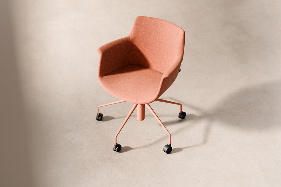 Rego Spider Office Chair by B&T, showing rego spider office chair in live shot.
