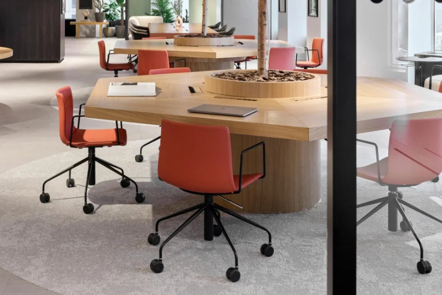 Rest Spider Task/Office Chair by B&T, showing rest spider task/office chairs in live shot.