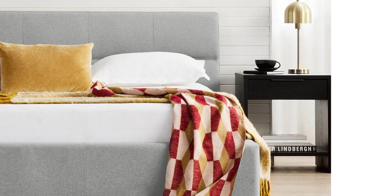 Reve Bed by Mobital, showing reve bed in live shot.