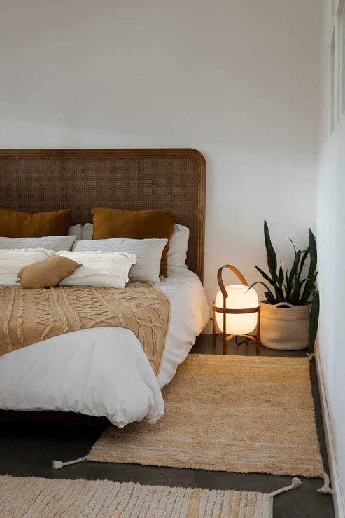 Reversible Washable Rug by Lorena Canals, showing reversible washable rug in live shot.
