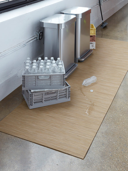 Rib Weave Woven Floor Mat by Chilewich, showing rib weave woven floor mat in live shot.