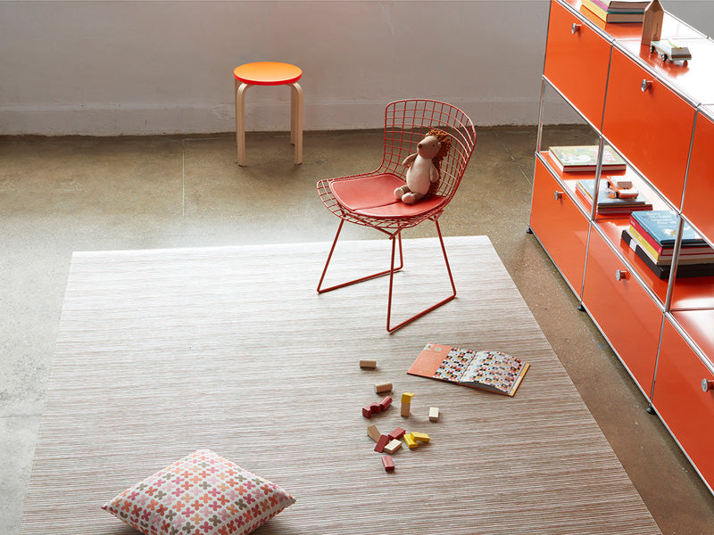 Rib Weave Woven Floor Mat by Chilewich, showing rib weave woven floor mat in live shot.