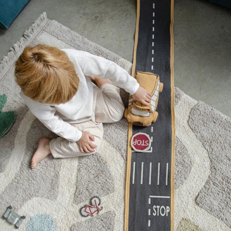 Ride & Roll Soft Toy by Lorena Canals, showing ride & roll soft toy in live shot.