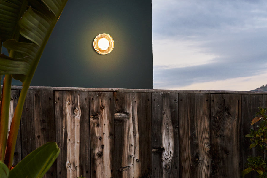 Roc IP65 Wall/Ceiling Light by Marset, showing roc ip65 wall/ceiling light in live shot.