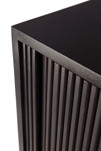 Roller Max Sideboard by Ethnicraft, showing closeup view of roller max sideboard.