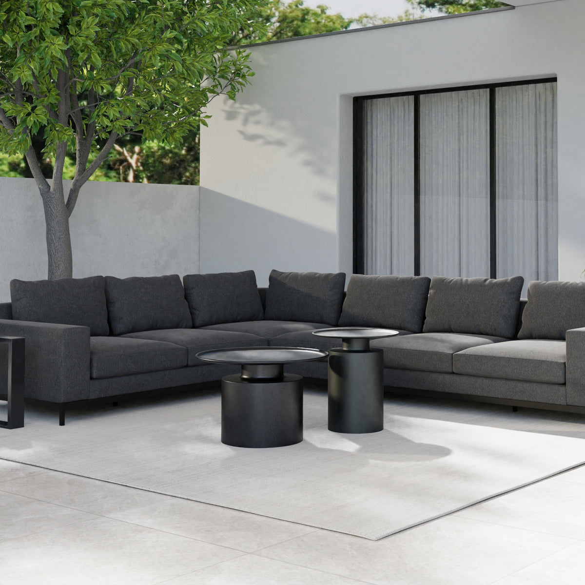 Rook End Table by Mobital, showing rook end table in live shot.