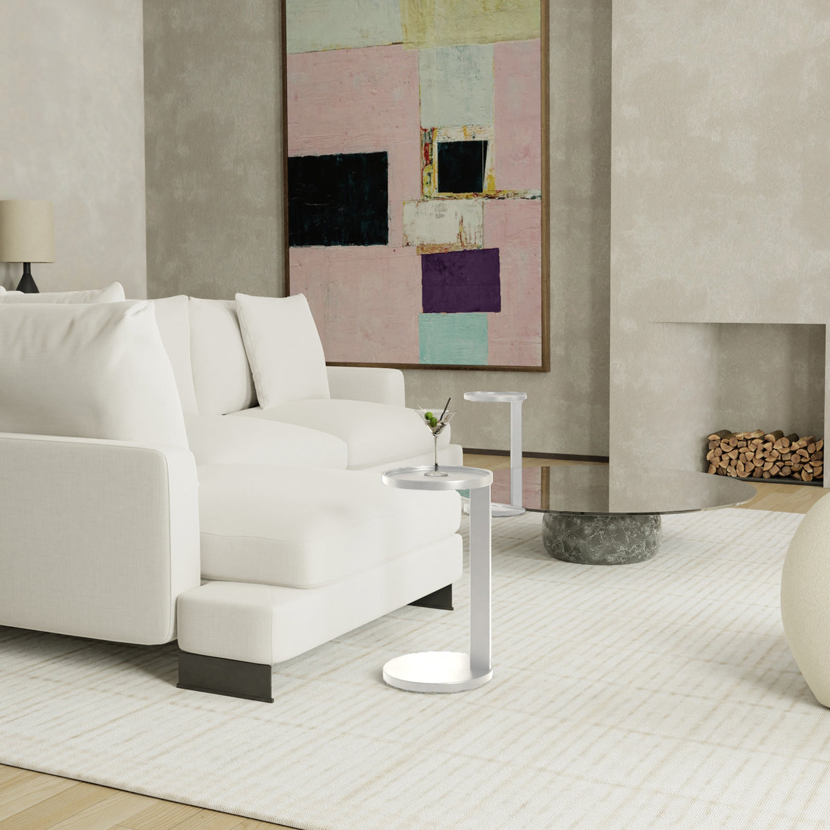 Rookie End Table by Mobital, showing rookie end table in live shot.