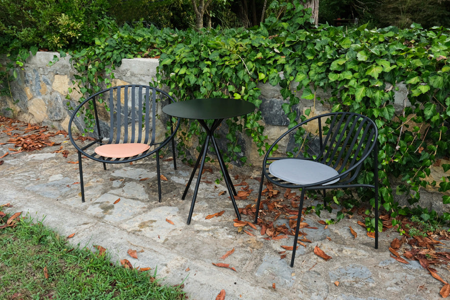 Rosa Chair by Kollektiff, showing rosa chairs in live shot.