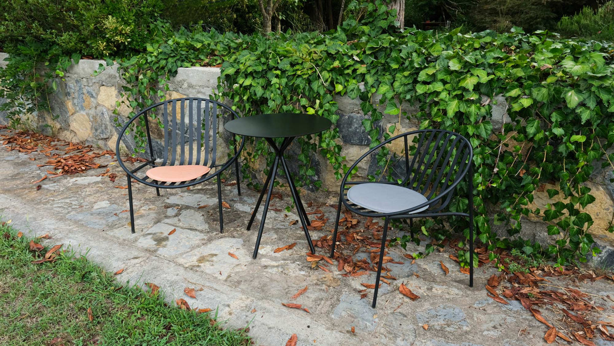 Rosa Lounge Chair by Kollektiff, showing rosa lounge chairs in live shot.