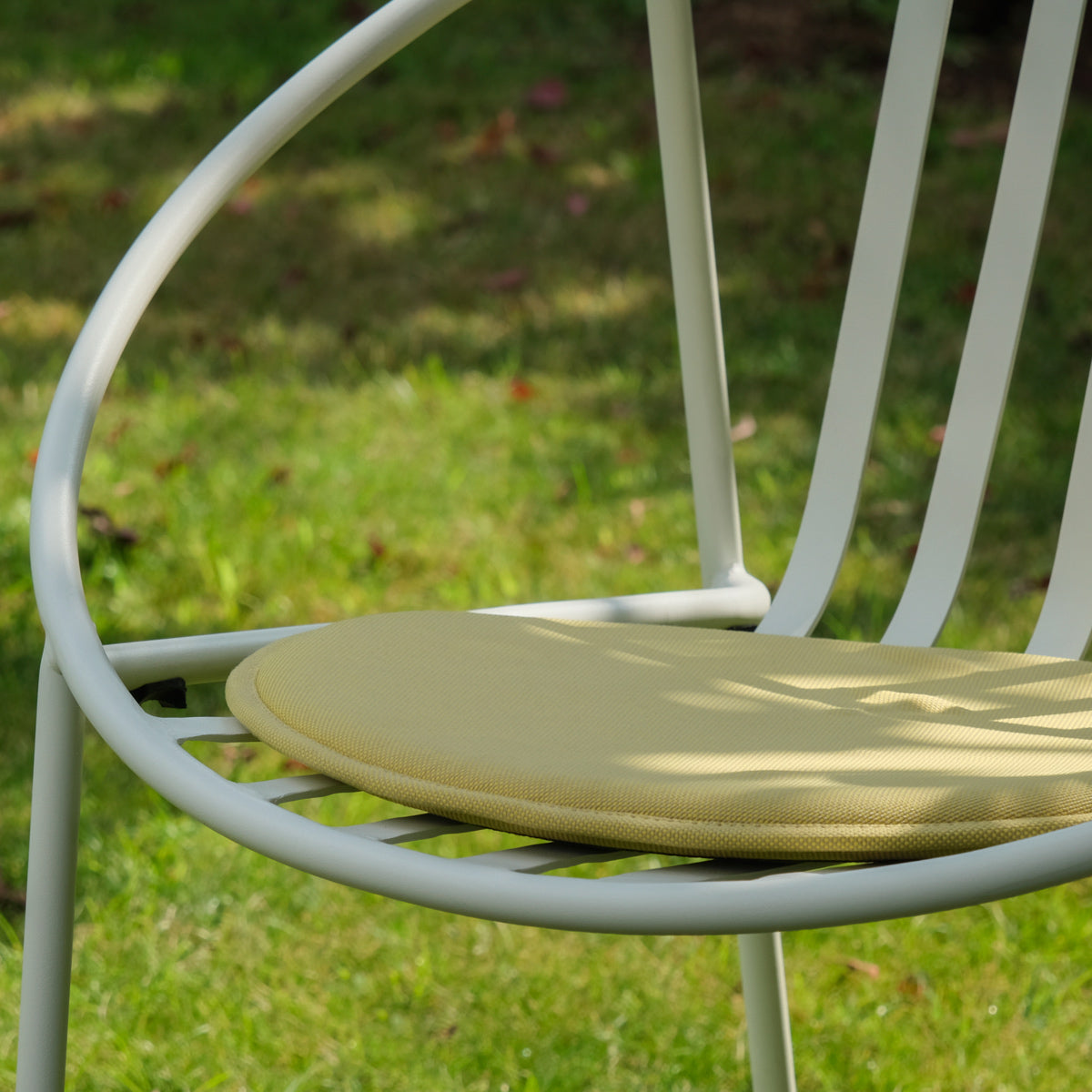 Rosa Lounge Chair by Kollektiff, showing closeup view of rosa lounge chair in live shot.