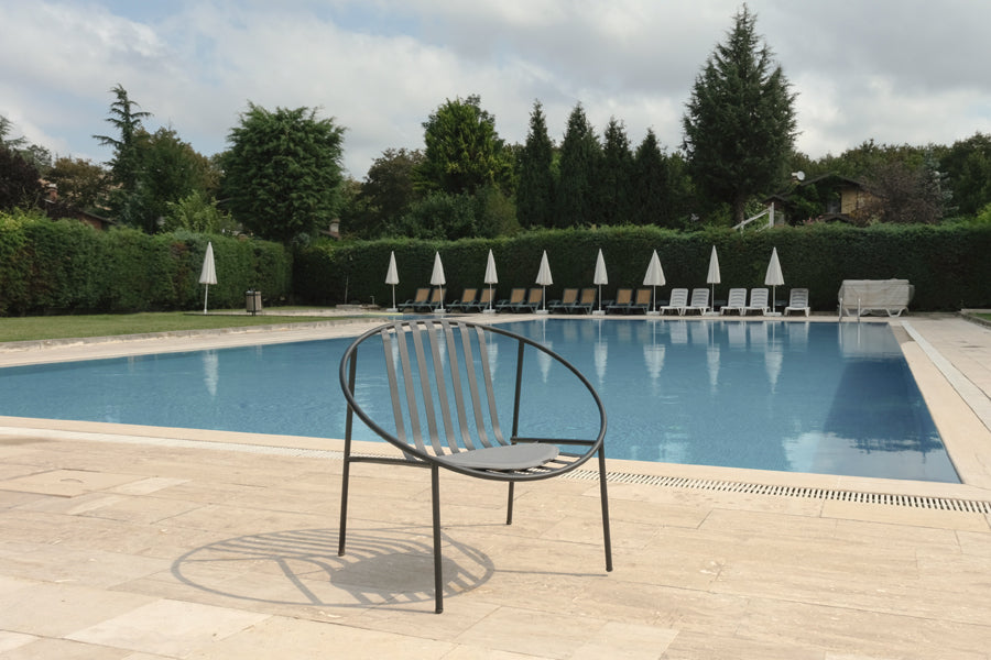 Rosa Lounge Chair by Kollektiff, showing rosa lounge chair in live shot.