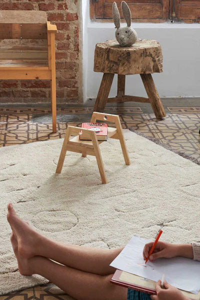 RugCycled Washable Rug by Lorena Canals, showing rugcycled washable rug in live shot.
