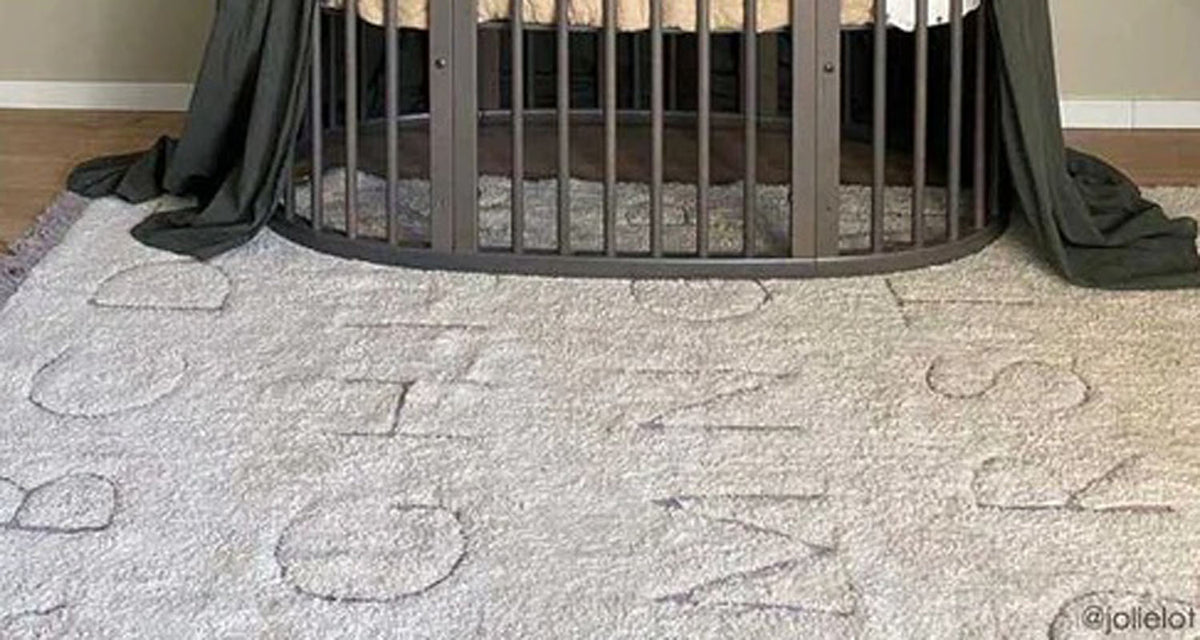 RugCycled Washable Rug by Lorena Canals, showing rugcycled washable rug in live shot.