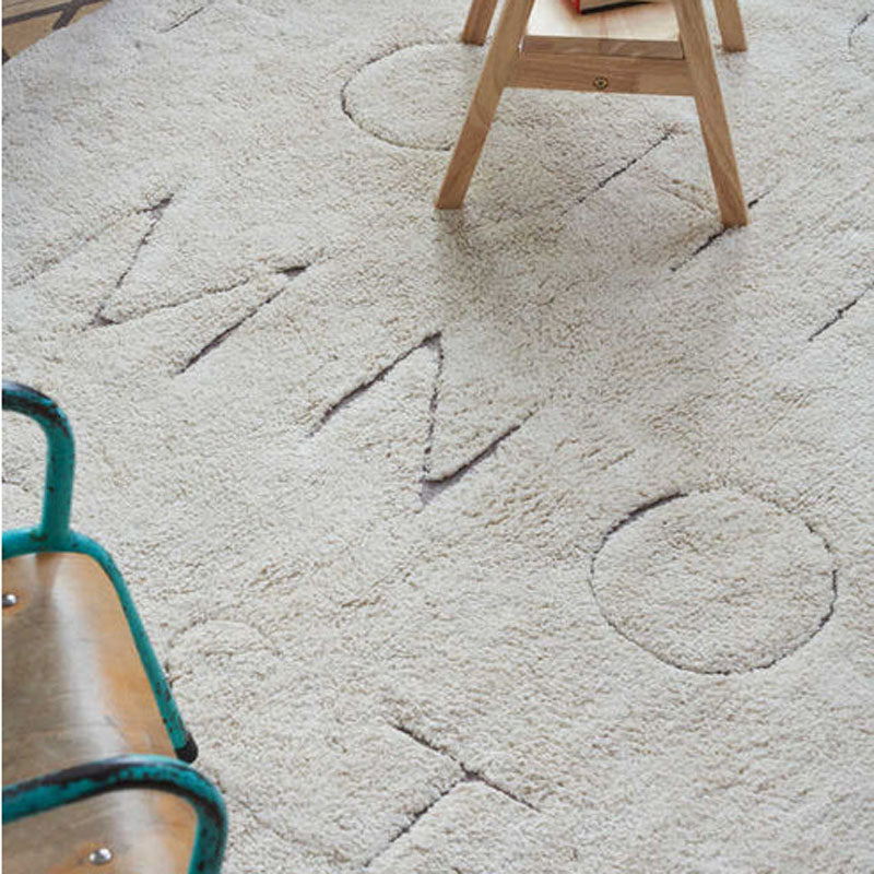 RugCycled Washable Rug by Lorena Canals, showing rugcycled washable rug in live shot.