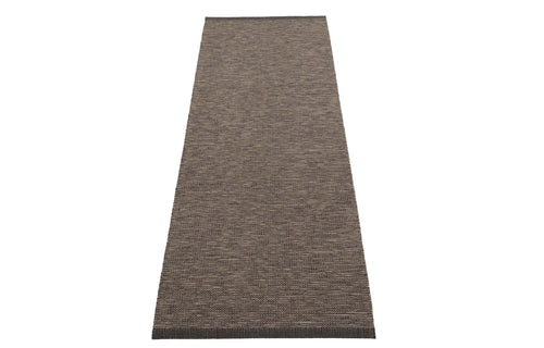 Sam Black/Walnut - Linen Warp by Pappelina - 2.25' x 7.5'.