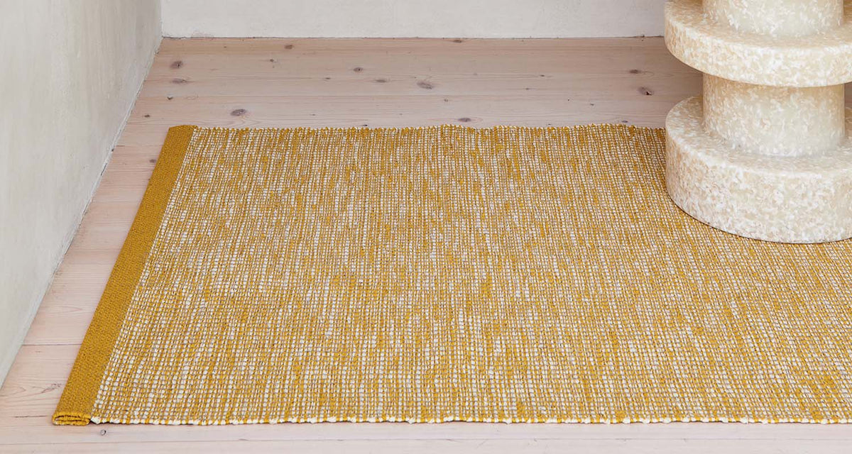 SAM Mustard/Cream by Pappelina, showing sam mustard/cream in live shot.