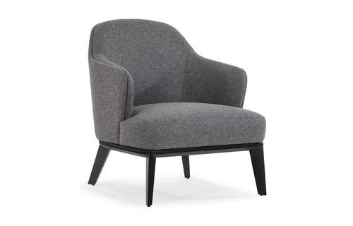 Saphire Arm Chair by SohoConcept - Camira Blazer Dark Grey Wool.