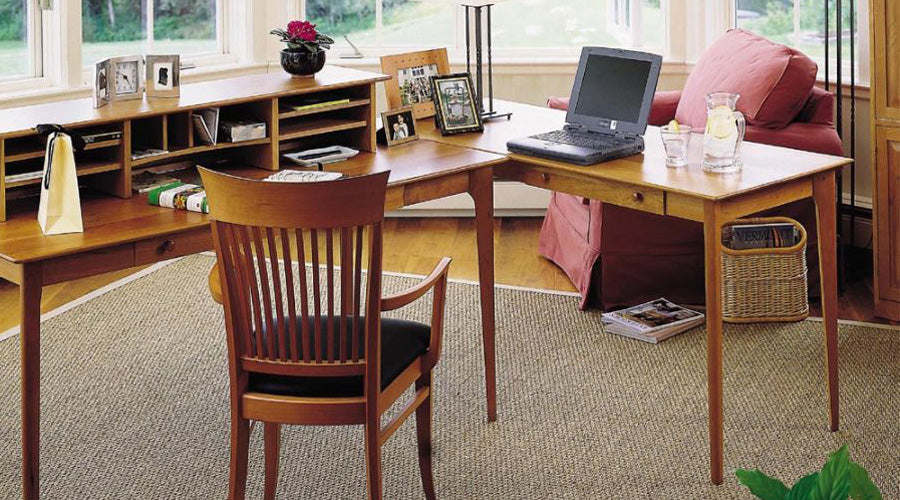 Sarah Bookcase by Copeland Furniture, showing sarah bookcase in live shot.