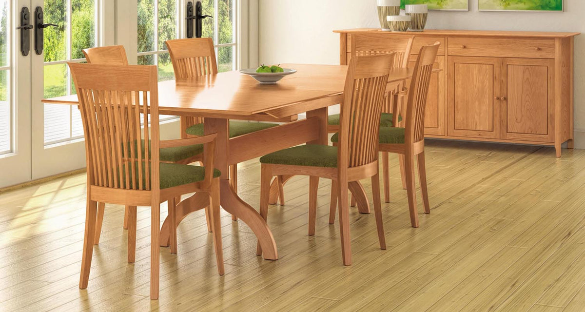 Sarah Upholstered Side Chair by Copeland Furniture, showing sarah upholstered side chair in live shot.