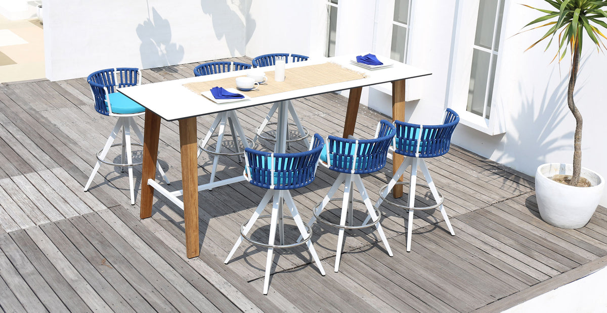 Sato Bar Table by Mamagreen, showing sato bar table in live shot.