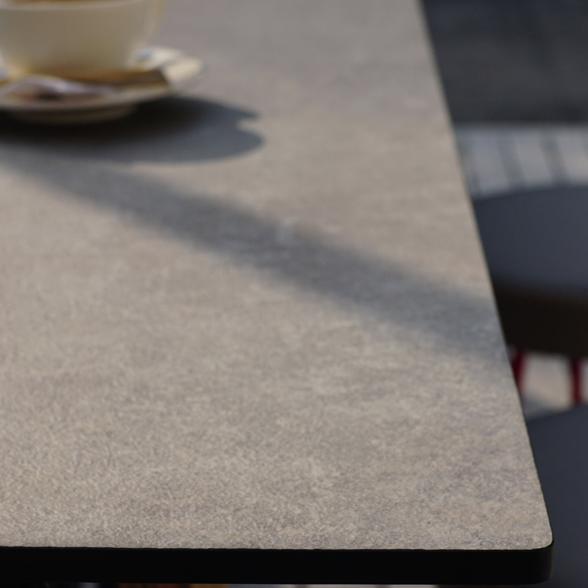 Sato Bar Table by Mamagreen, showing closeup view of sato bar table in live shot.