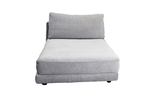 Scale Daybed Module by Cane-Line - Single, Light Grey Ambience Fabric.