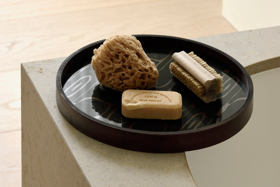Second Nature Tray by Ethnicraft, showing second nature tray in live shot.