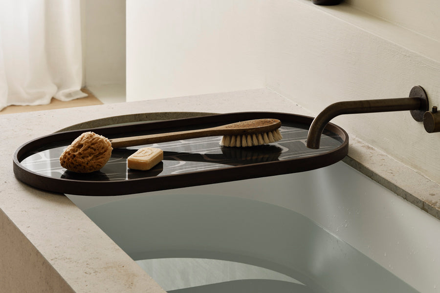 Second Nature Tray by Ethnicraft, showing second nature tray in live shot.