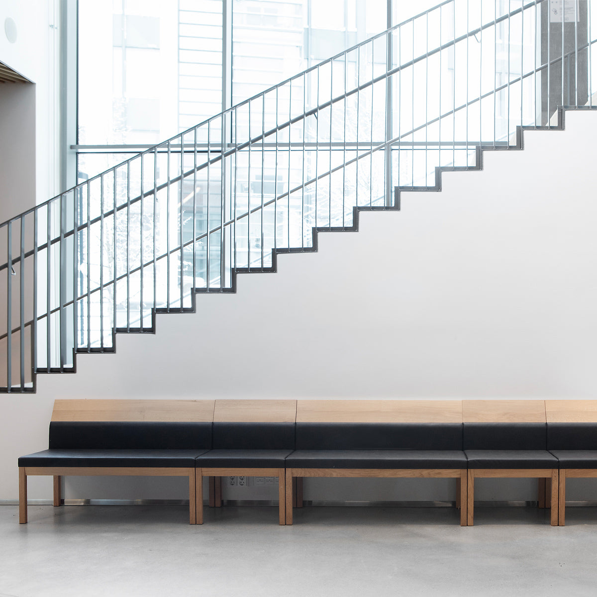 Seminar Sofa by Nikari, showing seminar sofas in live shot.