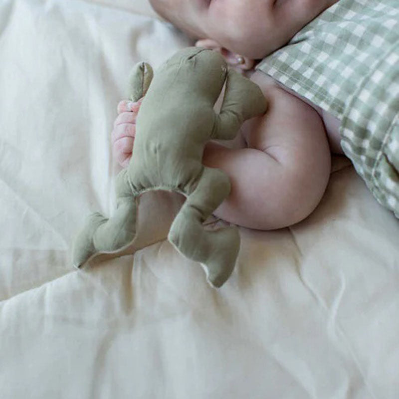 Crinkle and Rattle Baby Toys Lily Pond Set of 3 by Lorena Canals, showing crinkle and rattle baby toys lily pond set of 3 in live shot.