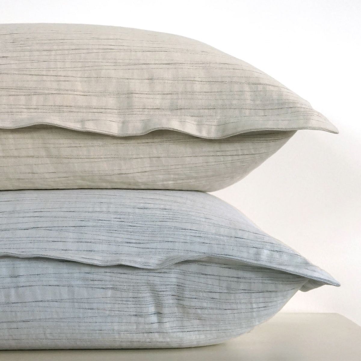 Shadow Bedding Collection by Area, showing closeup view of shadow bedding collection in live shot.
