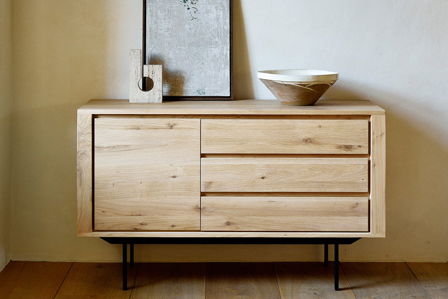 Shadow Sideboard by Ethnicraft, showing shadow sideboard in live shot.