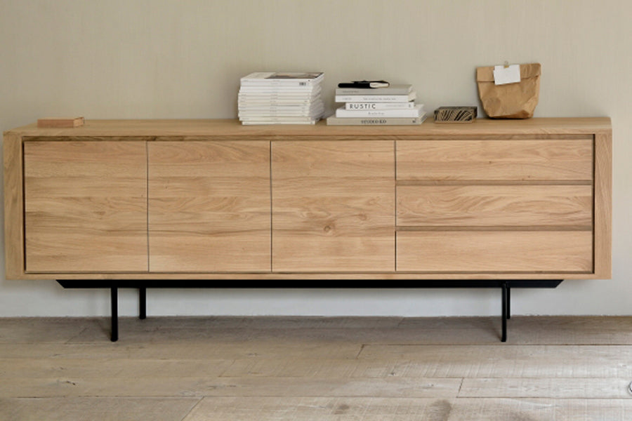 Shadow Sideboard by Ethnicraft, showing shadow sideboard in live shot.