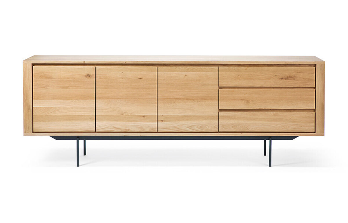 Shadow Sideboard by Ethnicraft - 3 Doors/3 Drawers/Metal Legs.