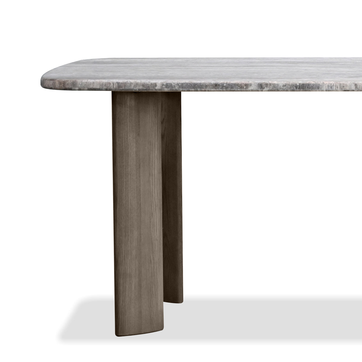 Shoku Dining Table by Mobital, showing closeup view of shoku dining table.