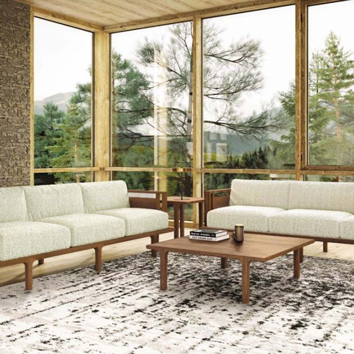 Sierra End Table by Copeland Furniture, showing sierra end table in live shot.