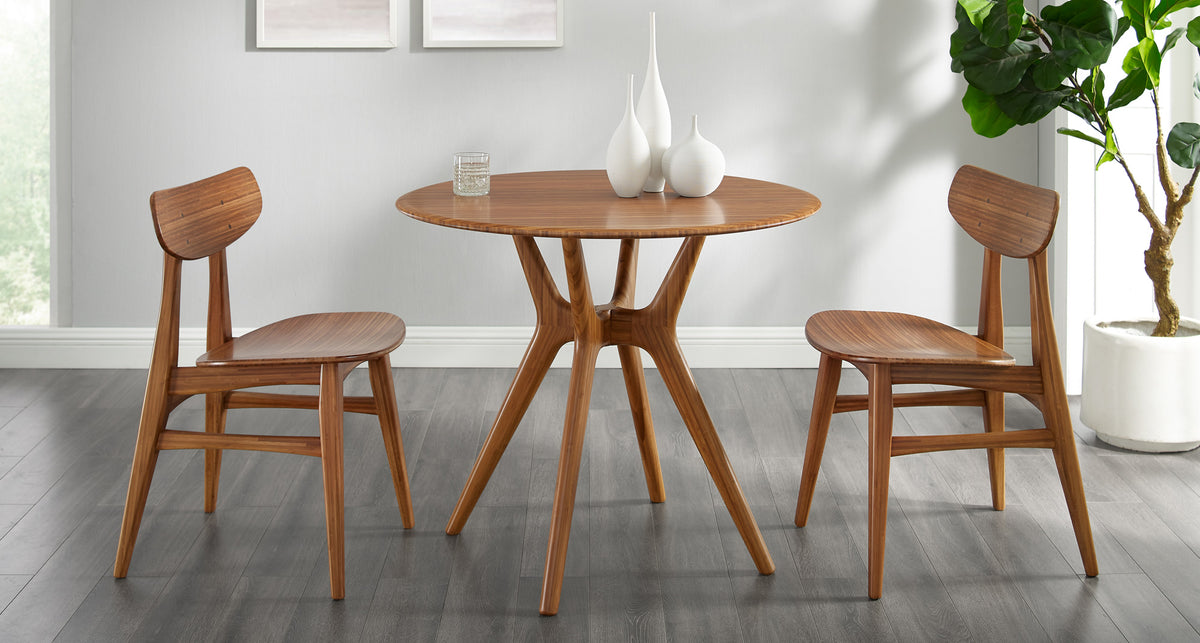 Sitka Dining Table by Greenington, showing sitka dining table in live shot.