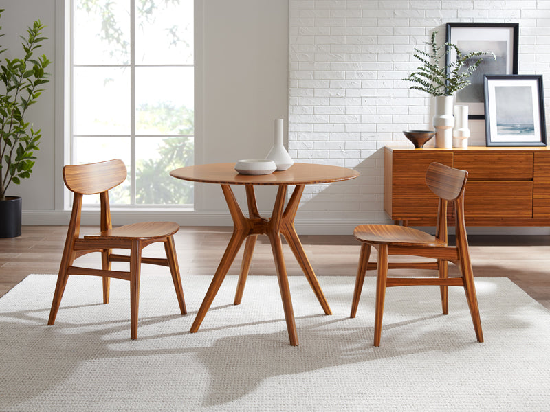 Sitka Dining Table by Greenington, showing sitka dining table in live shot.