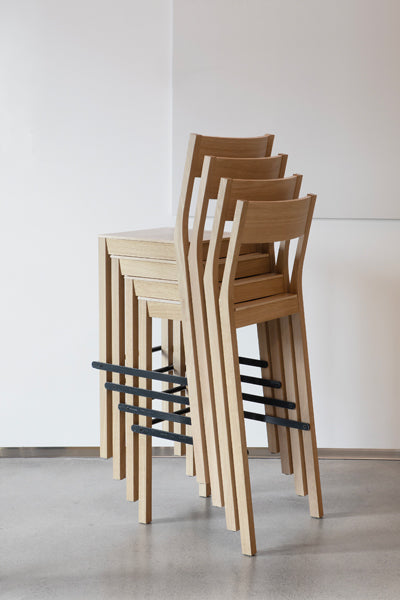 Skandinavia KVBT6 High Chair by Nikari, showing skandinavia kvbt6 high chairs in live shot.