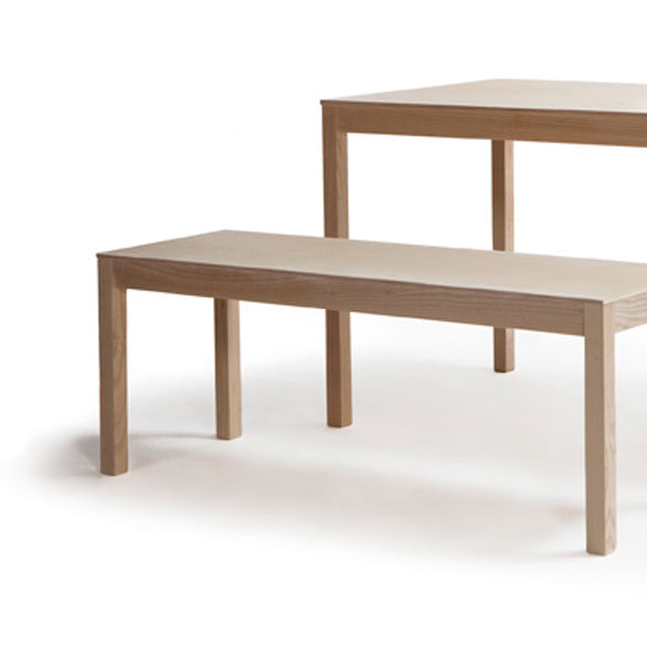 Skandinavia KVI6 Bench by Nikari, showing closeup view of skandinavia kvi6 bench in birch.