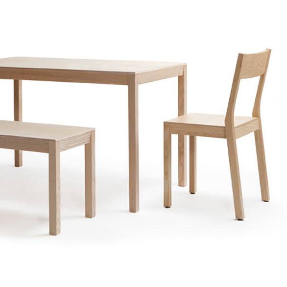 Skandinavia KVI6 Bench by Nikari, showing closeup view of skandinavia kvi6 bench in birch.