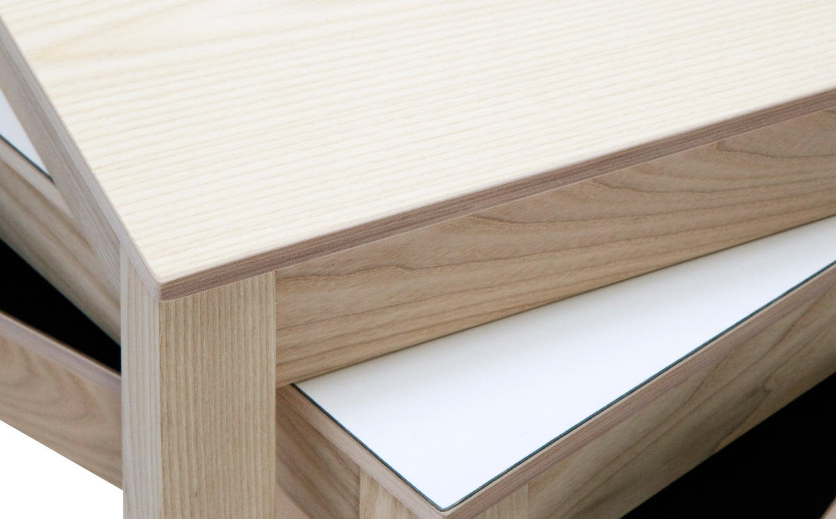 Skandinavia KVJ6 Stool by Nikari, showing closeup view of skandinavia kvj6 stools in live shot.