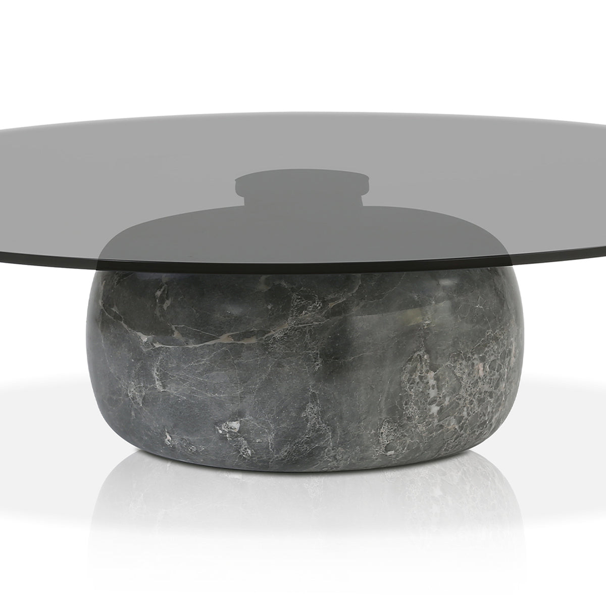 Skip Coffee Table by Mobital, showing closeup view of skip coffee table.