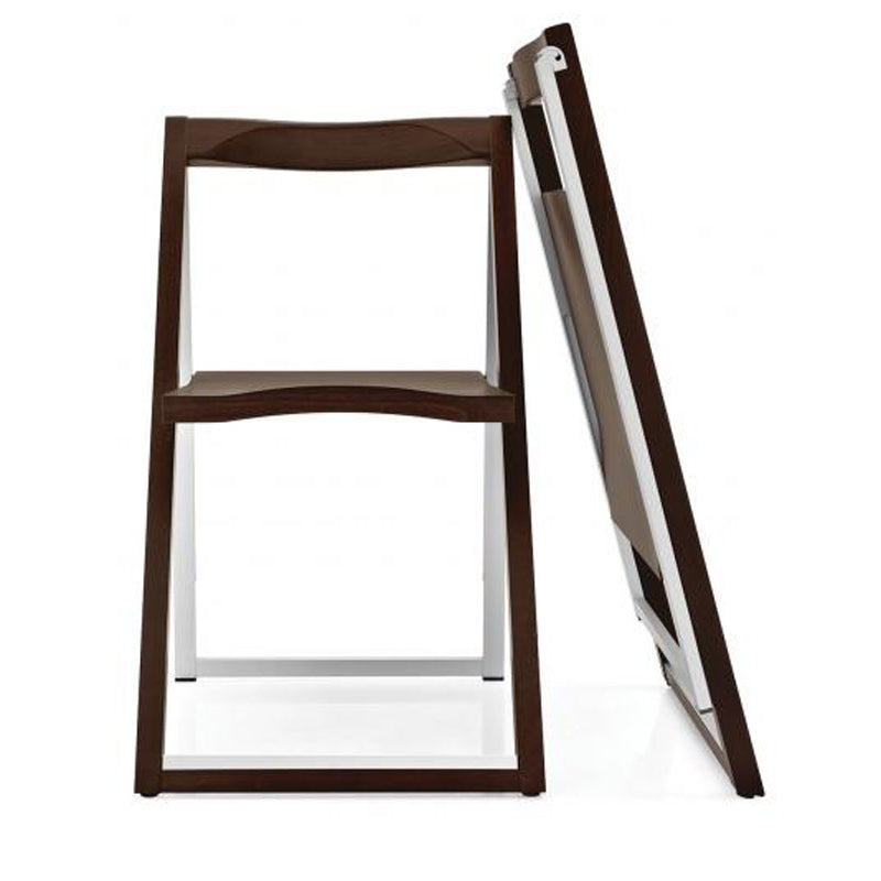 Skip Folding Chair by Connubia, showing fold view of skip folding chair.